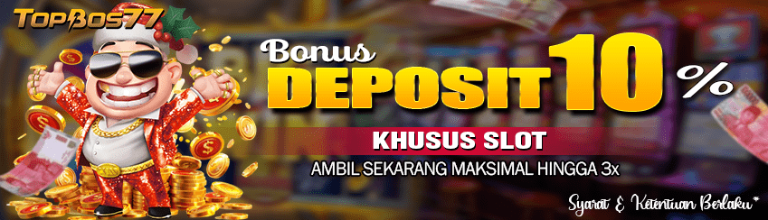 BONUS DEPOSIT HARIAN 10%